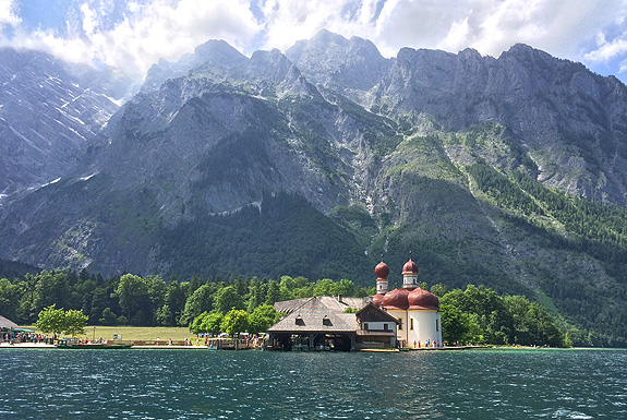 Picture: S. Bartholomew's Church on the Königssee