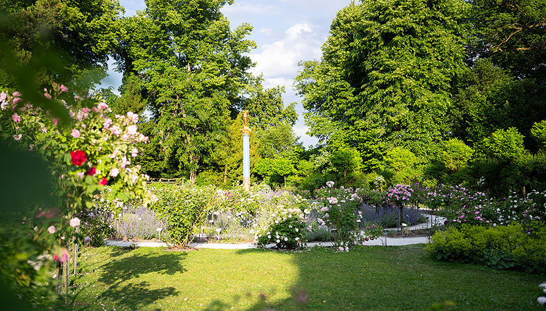 Rosengarten auf der Roseninsel