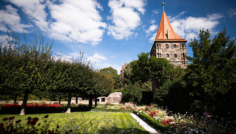 Burggarten auf der Kaiserburg