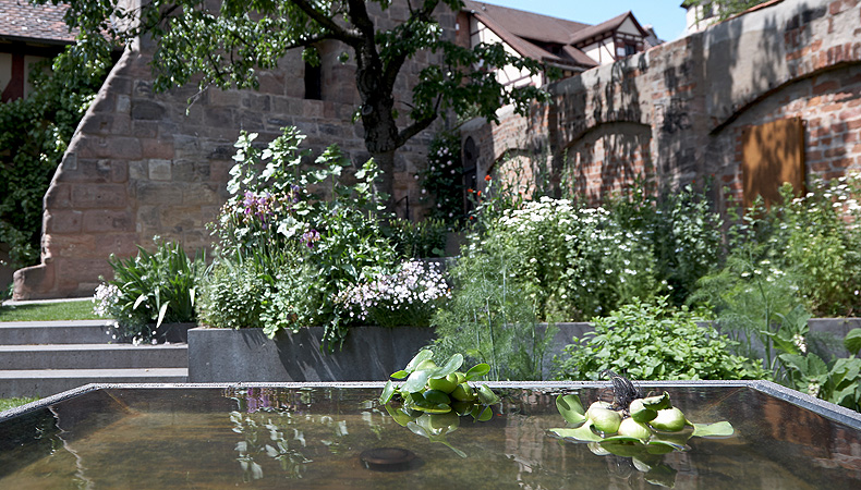 Bayerische Schlösserverwaltung Gärten Burggarten Nürnberg Maria