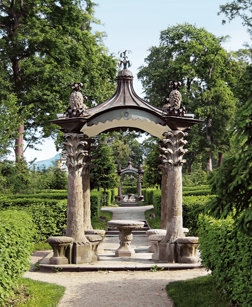 Bavarian Palace Administration Gardens Veitshöchheim Court Garden