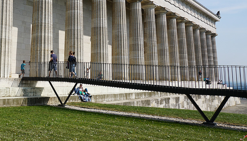 Bild: Rampe zur Walhalla