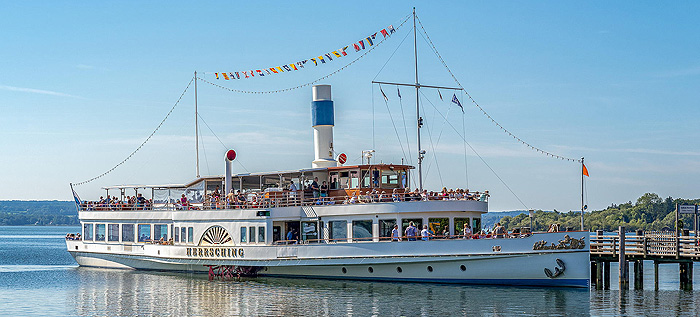 Bild: Schiff auf dem Ammersee