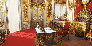 Link zur 3D-Visualisierung "Schloss Linderhof, Speisezimmer"