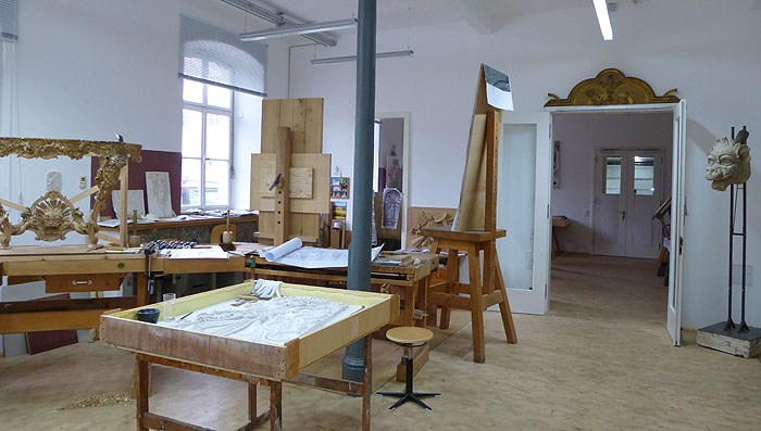 Bild: Bildhauerwerkstatt