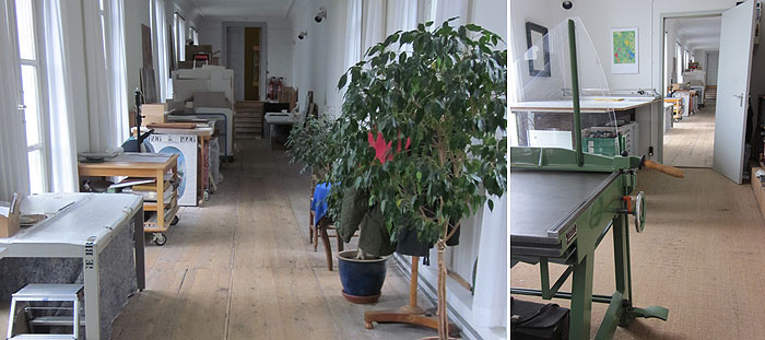 Bild: Impressionen der Werkstatt