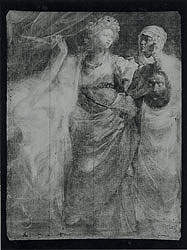 Röntgenbild des Gemäldes
