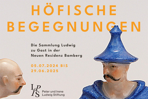 Bild: Ausstellungsplakat "Höfische Begegnungen"