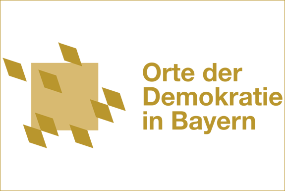 Link zur Website der Wanderausstellung "Orte der Demokratie in Bayern"